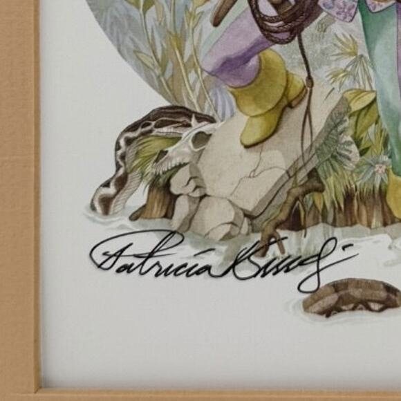 Vintage Signed Patricia Breeding Print The Venture Fantasy Art - Picture 5 of 5